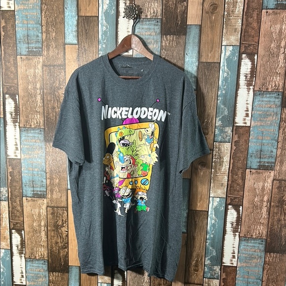Nickelodeon Charcoal Graphic Tee - Picture 1 of 13